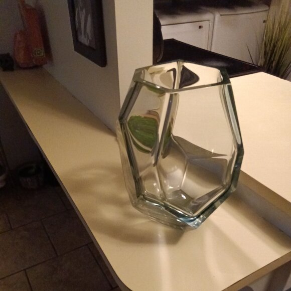 BEAUTIFUL BAKER GEMSTONE VASE MURANO GLASS - Picture 1 of 15